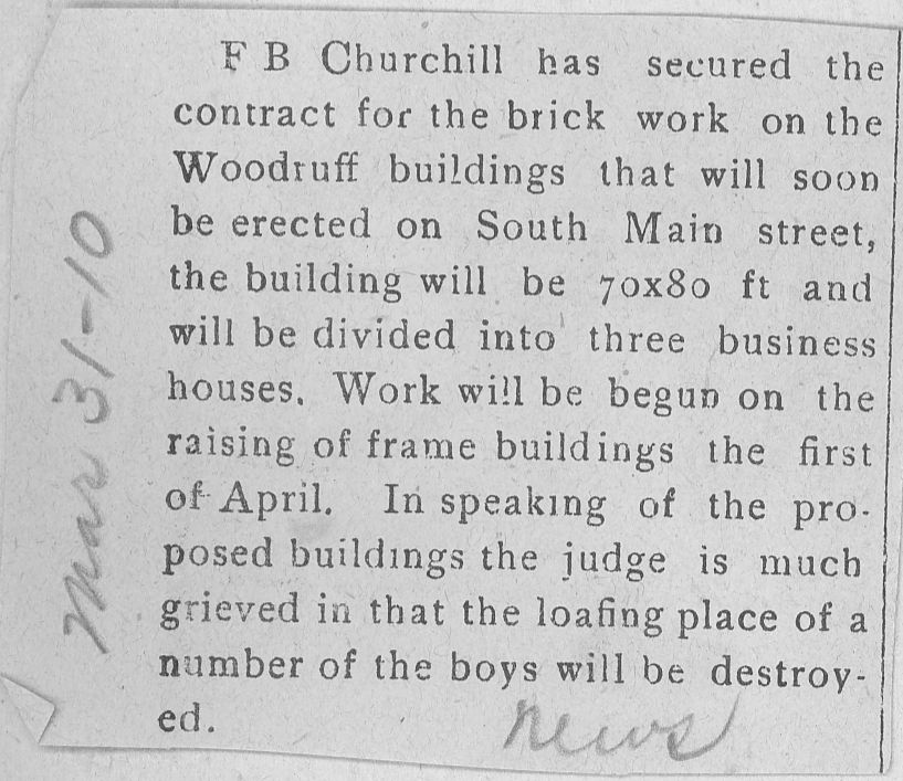 Woodruff Buildings Contract